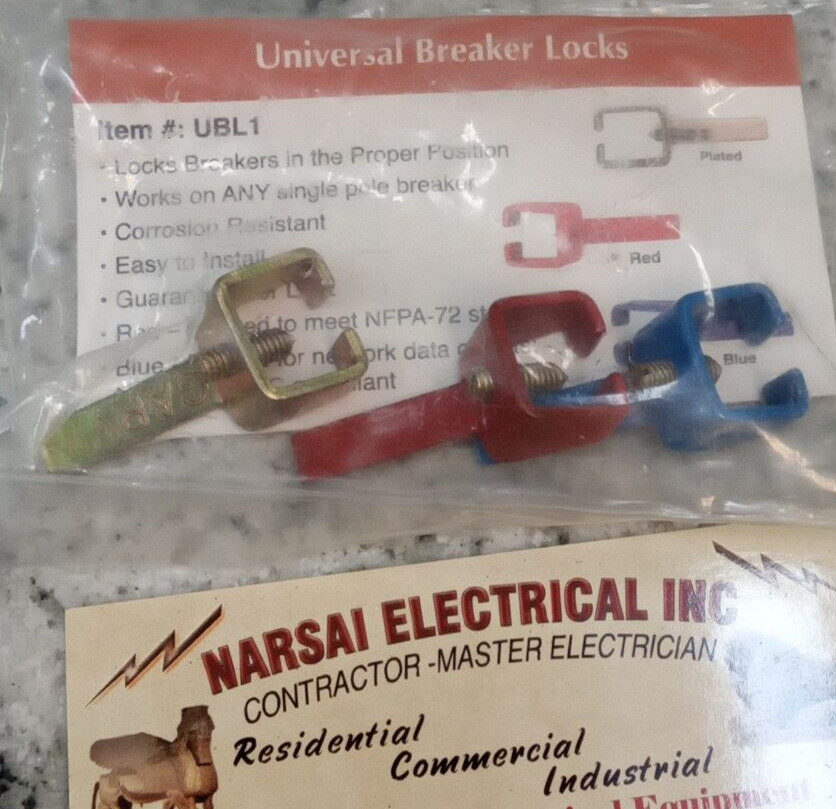 PACK OF 3) Garvin Universal Breaker Lock Out Device /UBL1/NEW( L118