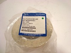 Tyco Electronics SB100594WEI Label Translucent Vinyl White 151×25.4mm – PARTIAL