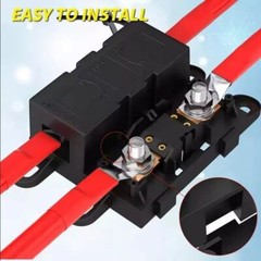 Heavy Duty Mega 60 to 500 Amp 12V 24V Fuse Holder Rated for Car Boat