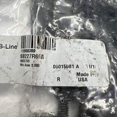 (QTY 1) Cooper B-Line Series Runway Stand-Off Hardware SB227E6FB Flat Black