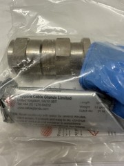 PEPPERS CABLE GLAND CR-SBF20/NP/050NPT, NICKEL PLATED BRASS. LOT OF 2. NEW.