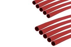10 Lot TEMCo 5/16″ Marine Heat Shrink Tube 3:1 Adhesive Glue Lined 12″ long RED