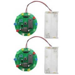 Soldering Practice Kit DIY NE555 CD4017 Lucky Wheel LED Circuit Board Training