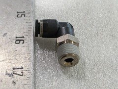 SMC 6mm Tube x R1/4 BSPT Male Elbow Push-In Pneumatic Fitting 7/ORDER