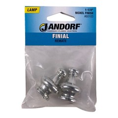 3 Lamp Cord Feed Through On/Off Switches (2) Brown 60180 & (1) White, 1 Finial