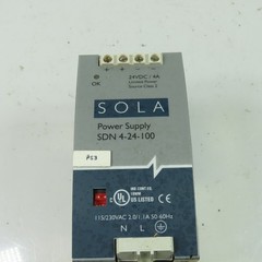 Sola SDN 4-24-100 Power Supply 115-230VAC 24VDC 4A