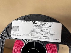 1000ft 24AWG Appliance Hook-Up Wire Cable 7/32 Strands/Conductor – RED