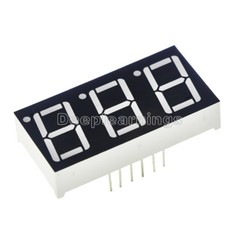 5PCS 0.56 Inch 3 Digit 7 Segment Common Cathode Red Led Display