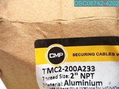 CMP TMC2-200A233 2″ NPT ALUMINUM Appleton Cable Entries TMC2 Series 78138130085