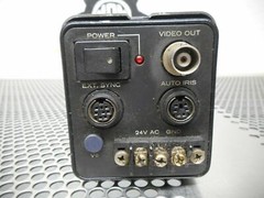 HITACHI VK-M24 Solid State Video Camera AC24V 60Hz 5W Titan Tool Zoom Obj. 1-65