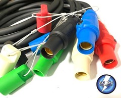 CAM LOCK 4/0 TYPE SC Entertainment ,Generator Power Cables 5 CABLE SET,w CAPS