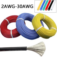2-30AWG Soft Silicone Stranded Copper Automotive Equipment Cable Electrical Wire