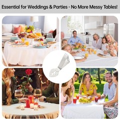 Heavy-Duty Stainless Steel Tablecloth Clips for Picnic, Camping, Patio, and Wedd