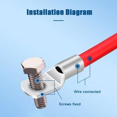 SC Type Terminal Socket Tin-Plated Copper Wire Connection Terminals Block End