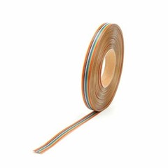 10Way-50Way Dupont Wire Flat Flexible Rainbow Ribbon PCB Cable Pitch 1.27mm