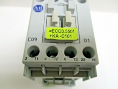 ALLEN BRADLEY CONTACTOR, 100-C09Z*01, USED