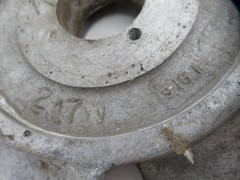 Vintage Hartzell Industrial Blower or Exhaust Fan 6 Blade Cast Aluminum cl