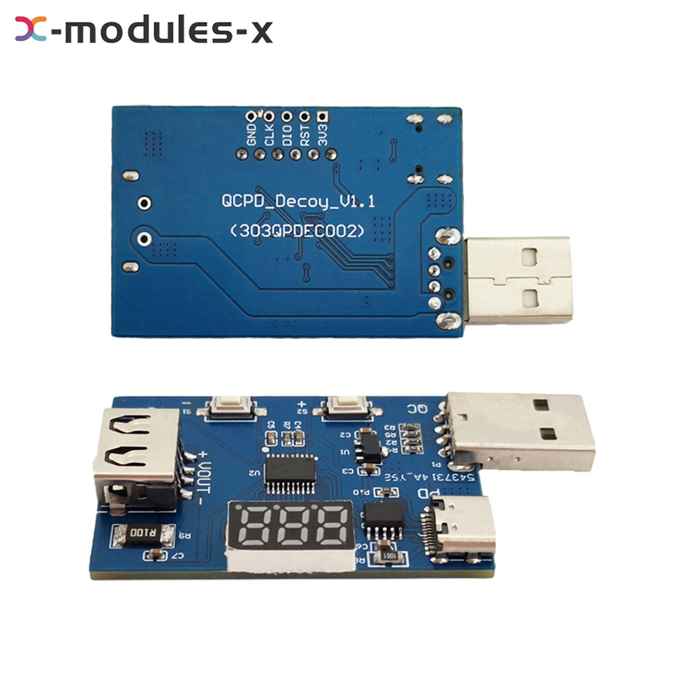 DC3.6~20V Adjustable Voltage Charging Head Aging Test Module QC2.0 QC3.0 PD3.0