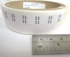 Brady Vinyl Self-Laminating Solid Numbers Wire Markers #11 5 Rolls (Lot of 2500)