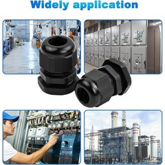 50pcs Cable Glands Waterproof PG7/9 /11/13.5/16/19 Adjustable 3-16 mm New