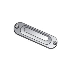 O-Z Gedney BS125A, 1-1/4 to 1-1/2″, Stamped Aluminum, Conduit Body Cover, 1pc