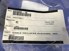 SPT AVP 8000 603394-15 Pneumatic tubing Harness Assembly, New