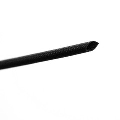 Black Silicone Fiber Glass Tube Wire Cable Insulating High Temp Sleeving 2-20mm