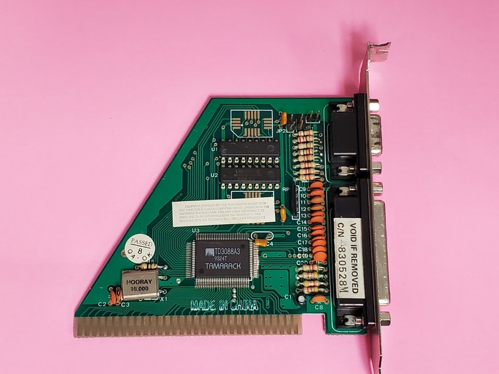 TAMARACK TD3088A3 MGP HERCULES 8 BIT ISA VIDEO CARD – CNC TESTED [830528M]