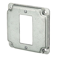 Steel City RS-16-CC, 4″ x 1/2″, 1 Ground Fault Receptacle, Square Box Cover, 1pc