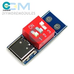 Type-C PD Fast Charging Decoy Trigger Module 5V 9V 12V 20V Adjustable Voltage 5A