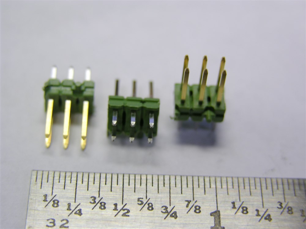 50 AMP / TE Connectivity 825440-3 MOD 2 2x03P Dual Row Pin Headers Au Pins