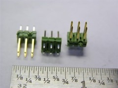 50 AMP / TE Connectivity 825440-3 MOD 2 2x03P Dual Row Pin Headers Au Pins