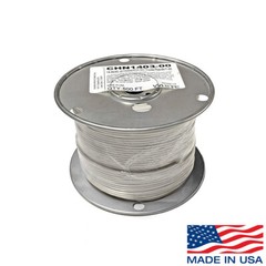 14 AWG Copper Stranded Wire 500′ FT Roll THHN/THWN 600 Volt USA Made UL – White