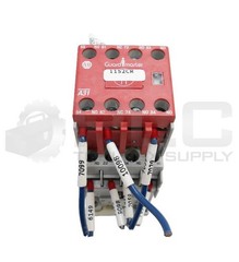 ALLEN BRADLEY 700S-CF620EJC /A SAFETY RELAY W/ 700-CF310E* /A W/ 100S-F /B