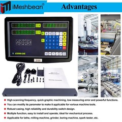 2Axis/3Axis Digital Readout DRO Display Linear Glass Scale ForBridgeport Milling