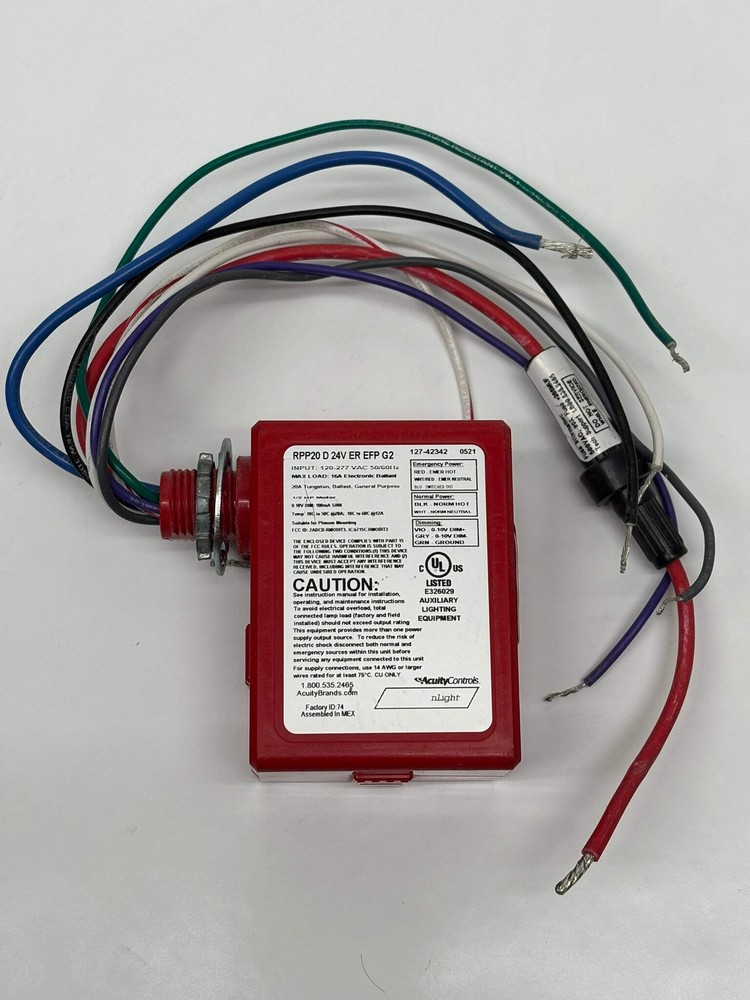 Acuity (RPP20 D 24v ER EFP G2) Emergency Circuits (New No Box)