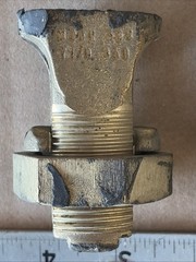 [Qty-4] BLACKBURN M250-350 T1/0-350 Brass Split Bolt Connectors _GOOD TAKE-OUTS!