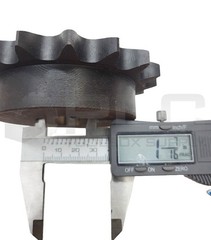 NEW TSUBAKI H60B17 SINGLE STRAND SPROCKET *HAS SHELF WEAR*