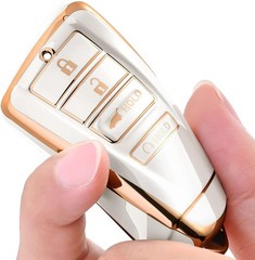 Soft TPU Key Fob Cover Case Protector for Acura MDX RDX RLX ILX TLX 2018-2023 Mo