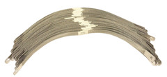 50 Pcs 5/8 x 16″ Flat Braided Ground Strap Tinned Copper Cable 1/4″ Post Hole