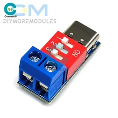 Type-C PD Fast Charging Decoy Trigger Module 5V 9V 12V 20V Adjustable Voltage 5A