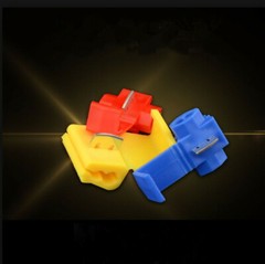 Quick Electrical Cable Connectors Snap Splice Lock Wire Terminal Crimp Wire