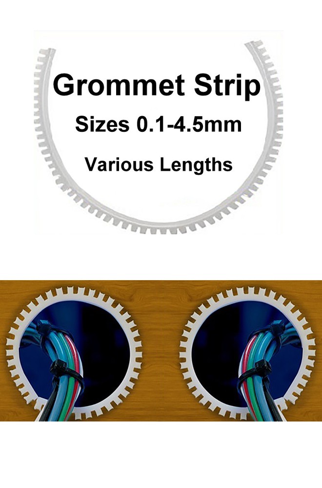 Quality Flexible Grommet Strip For Panel Electrical Protection Serrated Edging