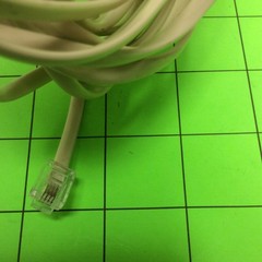 Telephone 15FT Beige TWO-LINE Cable Cord