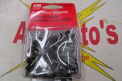 Gardner Bender PSB-1600, Bell Wire Staples, pkg of 25, black