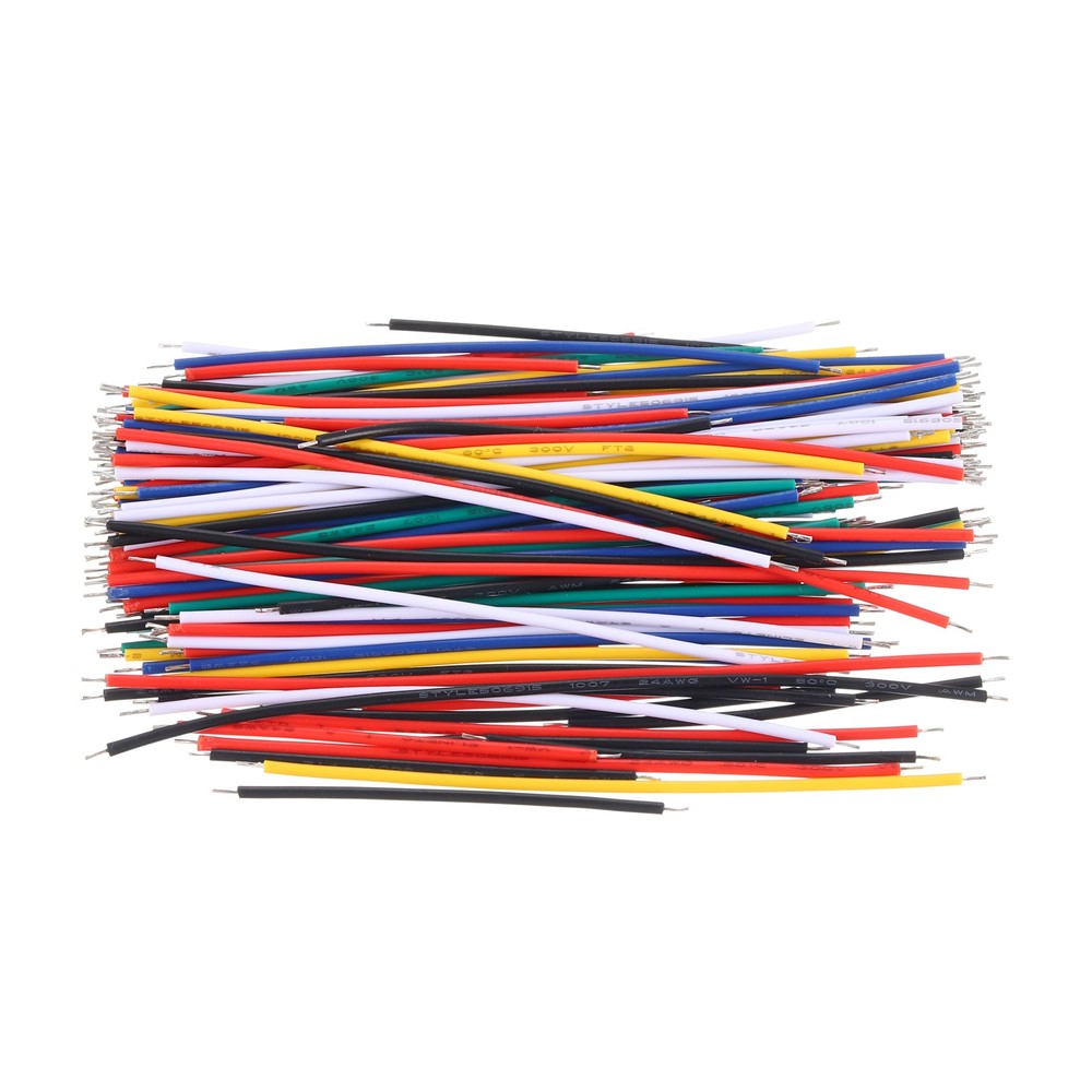 24 AWG Solid Core Wire Kit 130PCS PVC Coated Pre Tinned Copper Electrical Cable