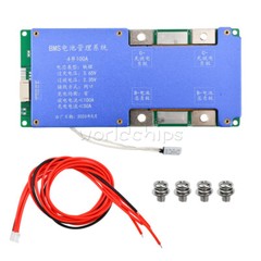 8S 24V / 4S 14.6V100A BMS LiFePO4 Battery Balance Charge Protection Board Module