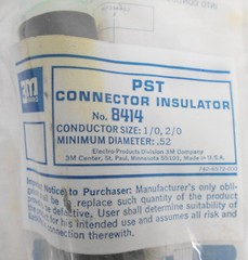 3M 8414 PST Connector Insulator Conductor Size 1/0 2/0 (Lot of 2)