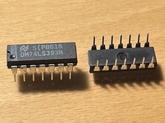 DM74LS393N Original National Binary Counter, DIP-14.