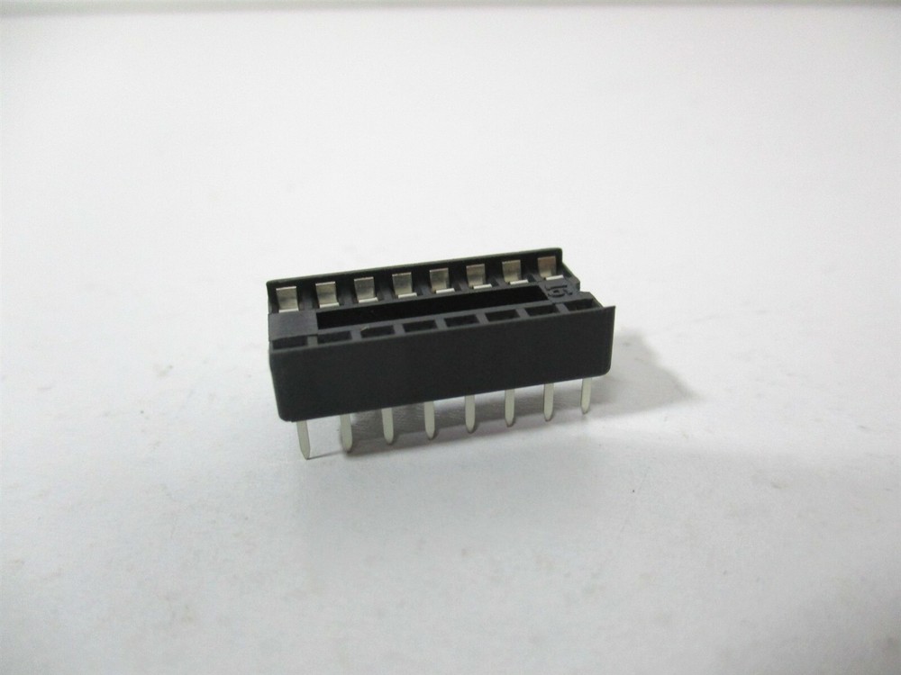 MCM Electronics (28-238) 16 Contact Phosphor Bronze Component Socket – Lot of 12